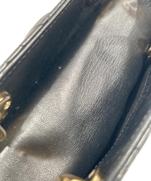 Christian Dior（クリスチャン ディオール）Christian Dior (クリスチャン ディオール) Lady Dior レディディオール ミニ ブラック サイズ:ミニの古着・服飾アイテム