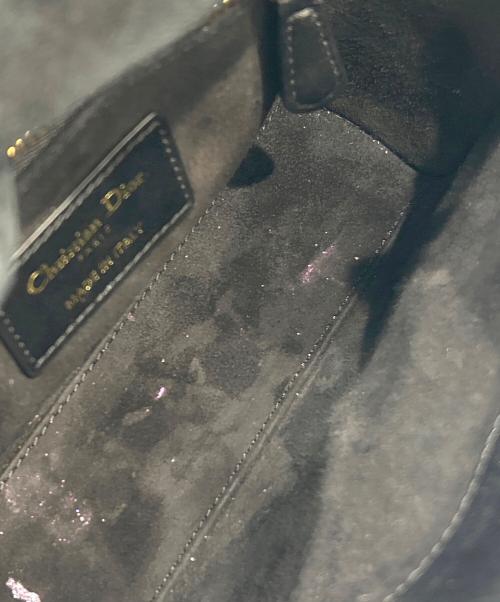 Christian Dior（クリスチャン ディオール）Christian Dior (クリスチャン ディオール) Lady Dior レディディオール ミニ ブラック サイズ:ミニの古着・服飾アイテム