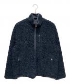 KITHキス）の古着「Curly Sherpa Antony Full Zip/ボアフリースジャケット」｜ネイビー
