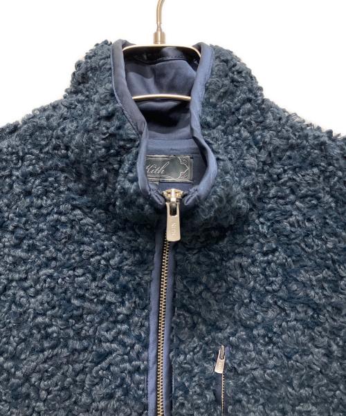 KITH（キス）KITH (キス) Curly Sherpa Antony Full Zip/ボアフリースジャケット ネイビー サイズ:Mの古着・服飾アイテム
