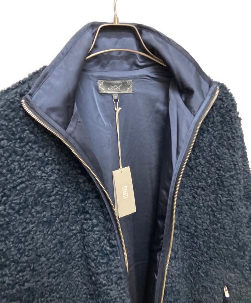 KITH（キス）KITH (キス) Curly Sherpa Antony Full Zip/ボアフリースジャケット ネイビー サイズ:Mの古着・服飾アイテム