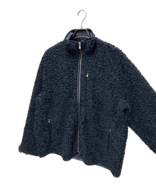 KITH（キス）KITH (キス) Curly Sherpa Antony Full Zip/ボアフリースジャケット ネイビー サイズ:Mの古着・服飾アイテム