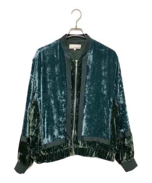 KITH（キス）KITH (キス) KIN (キン) ベルベット ボンバージャケット グリーン サイズ:Mの古着・服飾アイテム