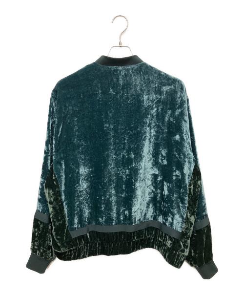 KITH（キス）KITH (キス) KIN (キン) ベルベット ボンバージャケット グリーン サイズ:Mの古着・服飾アイテム