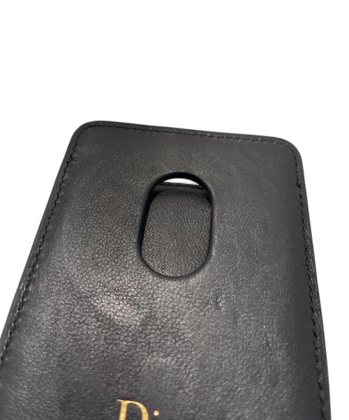 Christian Dior（クリスチャン ディオール）Christian Dior (クリスチャン ディオール) Lady Dior マグネット カードホルダー ブラックの古着・服飾アイテム