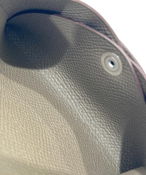 HERMES（エルメス）HERMES (エルメス) Calvi Duo Card Case Etoupe/カルヴィデュオ/エトゥープ/B刻印：2023年製 エトゥープの古着・服飾アイテム