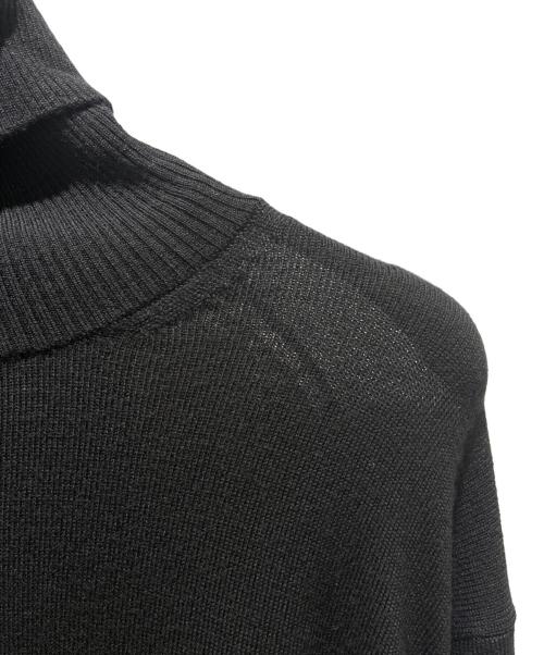 AMI Alexandre Mattiussi（アミアレクサンドルマテュッシ）AMI Alexandre Mattiussi (アミアレクサンドルマテュッシ) アミ・ド・クール タートルネックニット ブラック サイズ:Lの古着・服飾アイテム