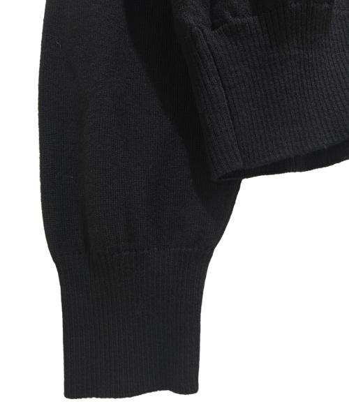 AMI Alexandre Mattiussi（アミアレクサンドルマテュッシ）AMI Alexandre Mattiussi (アミアレクサンドルマテュッシ) アミ・ド・クール タートルネックニット ブラック サイズ:Lの古着・服飾アイテム