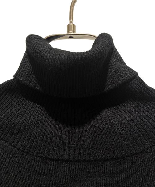 AMI Alexandre Mattiussi（アミアレクサンドルマテュッシ）AMI Alexandre Mattiussi (アミアレクサンドルマテュッシ) アミ・ド・クール タートルネックニット ブラック サイズ:Lの古着・服飾アイテム