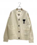 AMI Alexandre Mattiussiアミアレクサンドルマテュッシ）の古着「DE COEUR ウールカーディガン」｜ホワイト