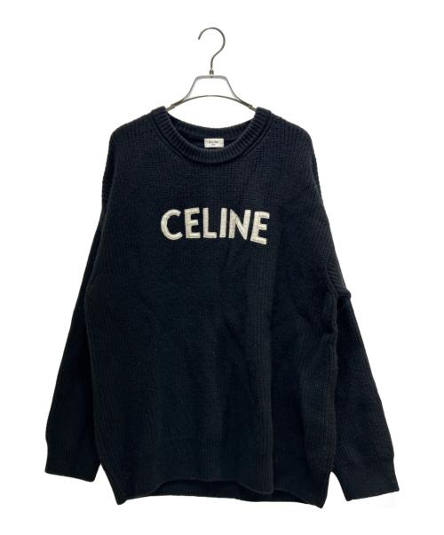 CELINE（セリーヌ）CELINE (セリーヌ) オーバーサイズ セーター A19R423P ブラック サイズ:Sの古着・服飾アイテム