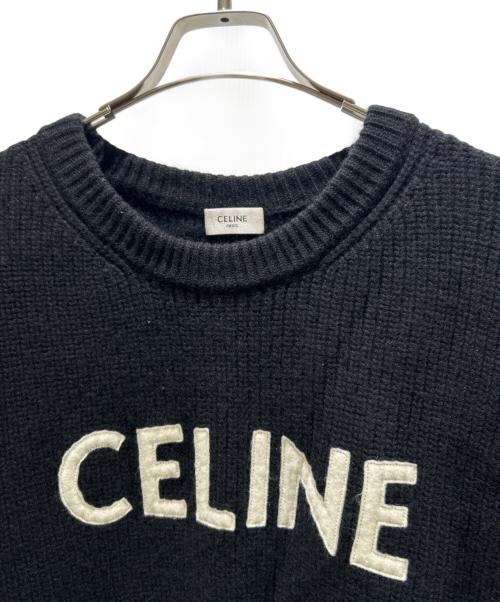 CELINE（セリーヌ）CELINE (セリーヌ) オーバーサイズ セーター A19R423P ブラック サイズ:Sの古着・服飾アイテム