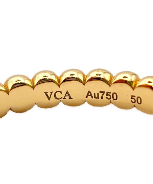 VAN CLEEF & ARPELS（ヴァンクリーフ＆アーペル）VAN CLEEF & ARPELS (ヴァンクリーフ＆アーペル) Perlée Gold Pearl Ring, Small Model ペルレ ゴールドパール リング スモールモデル/VCARPJMG00 サイズ:50の古着・服飾アイテム