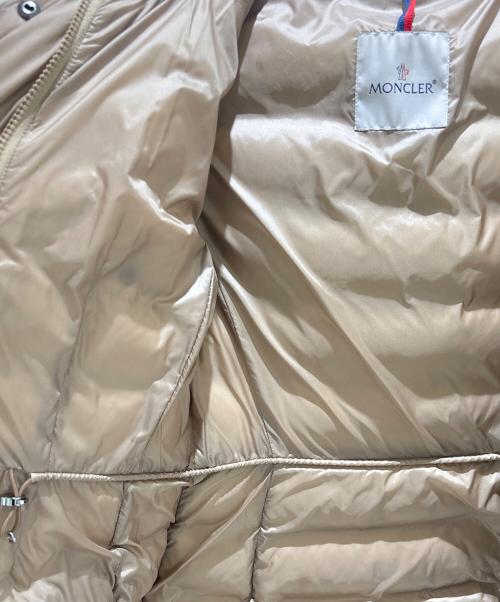 MONCLER（モンクレール）MONCLER (モンクレール) HIRMAFUR GIUBBOTTO/イルマファー ダウンコート ベージュ サイズ:00/XXSの古着・服飾アイテム