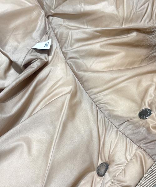 MONCLER（モンクレール）MONCLER (モンクレール) HIRMAFUR GIUBBOTTO/イルマファー ダウンコート ベージュ サイズ:00/XXSの古着・服飾アイテム