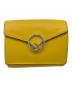 FENDI（フェンディ）の古着「エフィズ トリフォールド コンパクトウォレット」｜イエロー