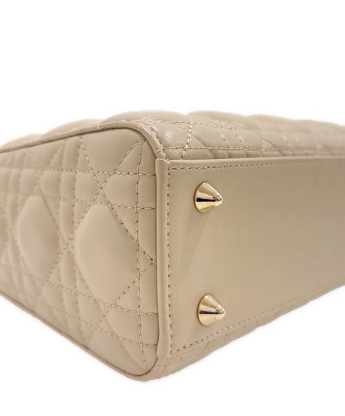 Christian Dior（クリスチャン ディオール）Christian Dior (クリスチャン ディオール) Lady Dior My ABCDior バッグ スモール/レディディオール スモール ベージュ サイズ:スモール/SMALLの古着・服飾アイテム