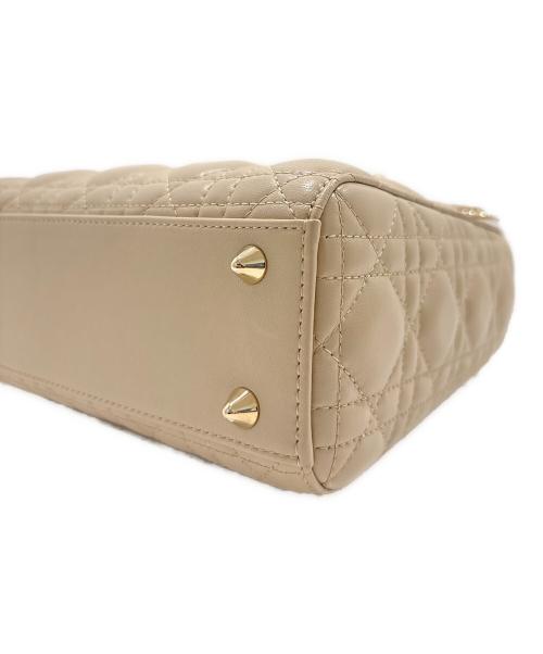 Christian Dior（クリスチャン ディオール）Christian Dior (クリスチャン ディオール) Lady Dior My ABCDior バッグ スモール/レディディオール スモール ベージュ サイズ:スモール/SMALLの古着・服飾アイテム