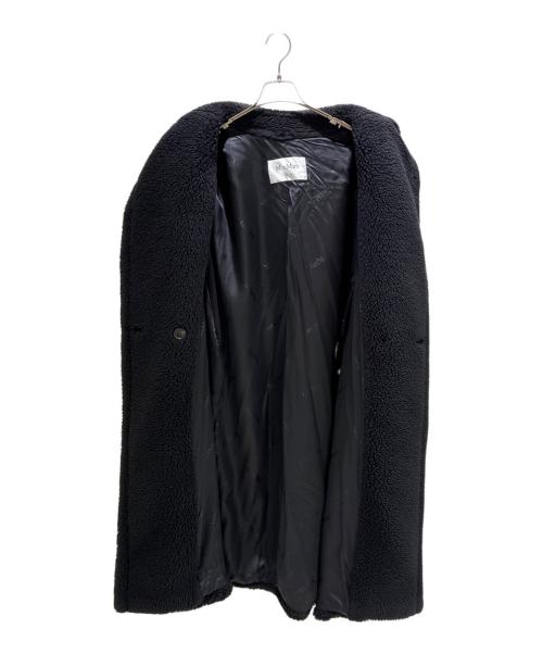 MaxMara（マックスマーラ）MaxMara (マックスマーラ) フリンジディティールティディベアダブルブレスコート 101612866 ブラック サイズ:Sの古着・服飾アイテム