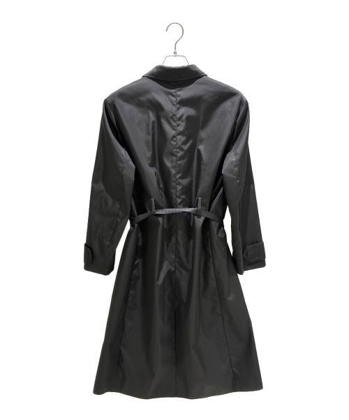 PRADA（プラダ）PRADA (プラダ) ナイロンジップロングコート ブラック サイズ:40の古着・服飾アイテム
