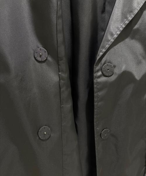 PRADA（プラダ）PRADA (プラダ) ナイロンジップロングコート ブラック サイズ:40の古着・服飾アイテム