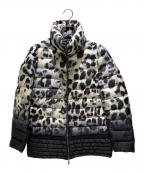 MONCLERモンクレール）の古着「LEUCATE/ルカットダウンジャケット」｜ブラック×ホワイト