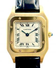 Cartier（カルティエ）の古着「Santos-Dumont SM サントスデュモン SM Ref:W1505556 アイボリー文字盤」｜アイボリー文字盤
