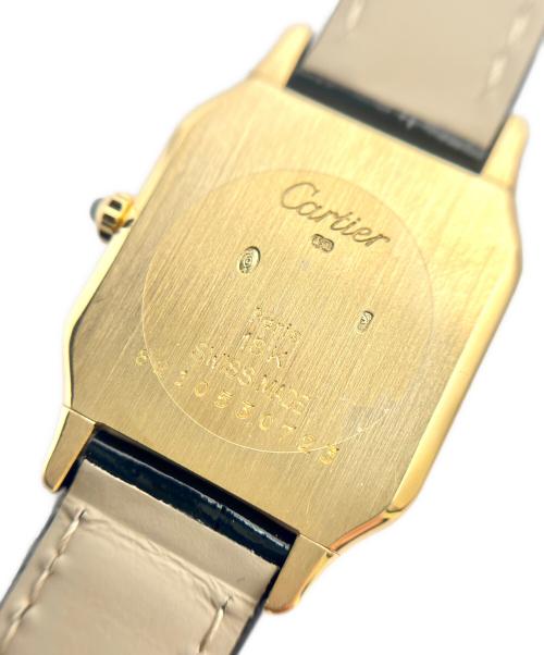Cartier（カルティエ）Cartier (カルティエ) Santos-Dumont SM サントスデュモン SM Ref:W1505556 アイボリー文字盤 アイボリー文字盤 サイズ:SM/23mm/13.5~17.0cmの古着・服飾アイテム