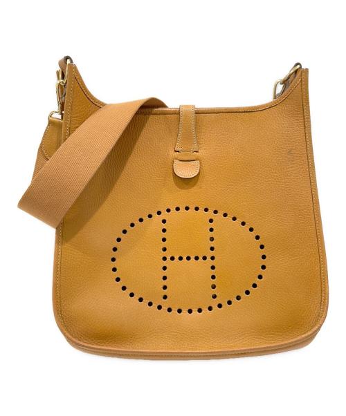 HERMES（エルメス）HERMES (エルメス) エブリンGM/EvelyneGM/ショルダーバッグ/アルデンヌ/□B刻印 ブラウン サイズ:GMの古着・服飾アイテム