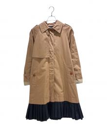 GUCCI（グッチ）の古着「レイヤード ドッキングトレンチコート」｜ベージュ