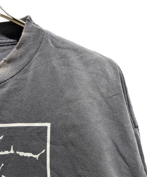 SAINT MICHAEL（セントマイケル）SAINT MICHAEL (セントマイケル) 25SS LS TEE / LOVE SAINT/ BLACK　SM-HR8-0000-033 グレー サイズ:Lの古着・服飾アイテム