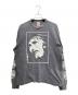 SAINT MICHAEL（セントマイケル）の古着「25SS LS TEE / LOVE SAINT/ BLACK　SM-HR8-0000-033」｜グレー