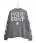 SAINT MICHAEL (セントマイケル) 25SS LS TEE / LOVE SAINT/ BLACK　SM-HR8-0000-033 グレー サイズ:L：30000円