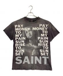 SAINT MICHAEL（セントマイケル）の古着「PTP SS TEE/STAY REAL」｜グレー