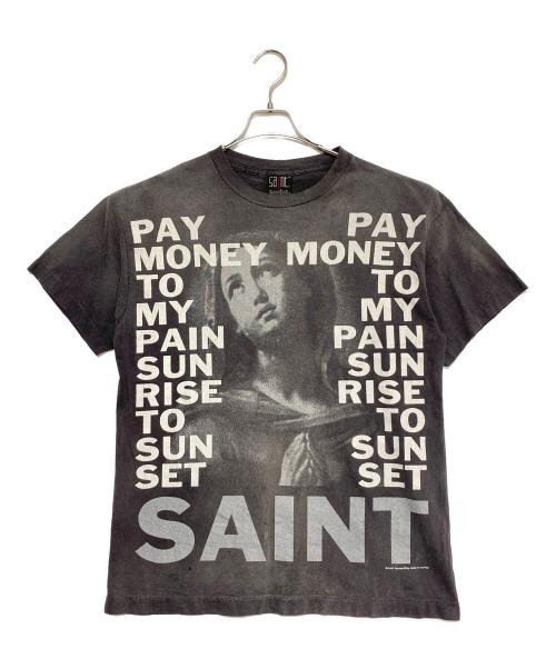 SAINT MICHAEL（セントマイケル）SAINT MICHAEL (セントマイケル) PTP SS TEE/STAY REAL グレー サイズ:Ｍの古着・服飾アイテム
