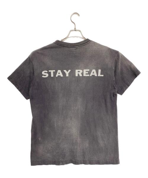 SAINT MICHAEL（セントマイケル）SAINT MICHAEL (セントマイケル) PTP SS TEE/STAY REAL グレー サイズ:Ｍの古着・服飾アイテム