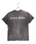 SAINT MICHAEL (セントマイケル) PTP SS TEE/STAY REAL グレー サイズ:Ｍ：25000円