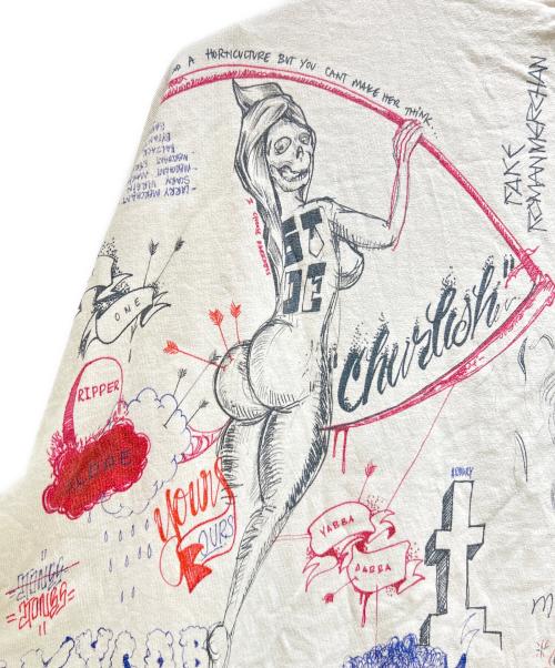 SAINT MICHAEL（セントマイケル）SAINT MICHAEL (セントマイケル) 24SS BR LS TEE / LA / WHITE SM-YS8-0000-C10  ホワイト サイズ:OSの古着・服飾アイテム