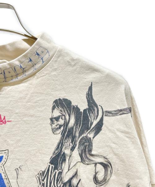 SAINT MICHAEL（セントマイケル）SAINT MICHAEL (セントマイケル) 24SS BR LS TEE / LA / WHITE SM-YS8-0000-C10  ホワイト サイズ:OSの古着・服飾アイテム