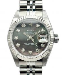 ROLEX（ロレックス）の古着「Datejust デイトジャスト Ref:69174NG ブラックシェル文字盤 」｜ブラックシェル文字盤