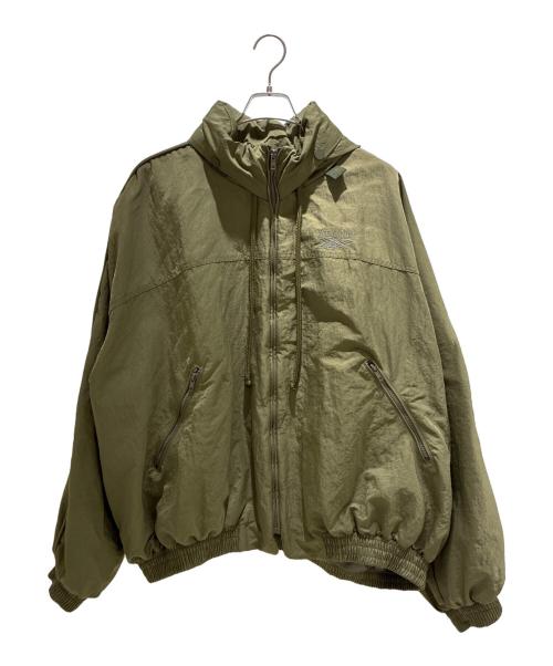 REEBOK（リーボック）REEBOK (リーボック) Hed Mayner (ヘド メイナー) Hooded Nylon Zip-Up Jacket Olive フーデッド ナイロン ジップアップ ジャケット /RMBE001C99FAB オリーブ サイズ:Sの古着・服飾アイテム