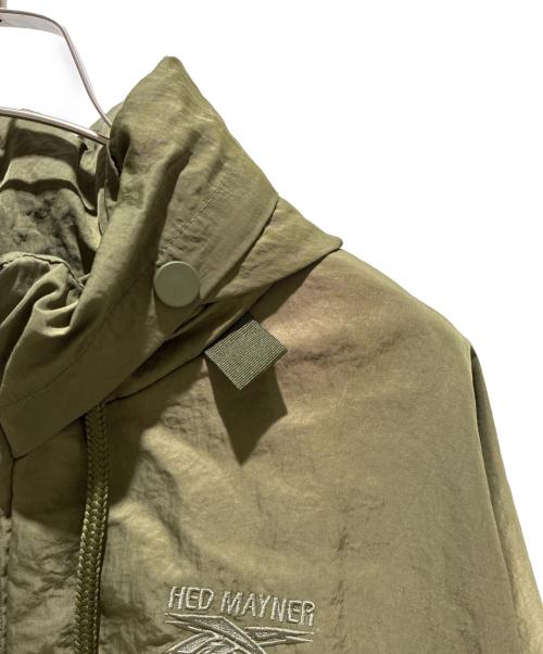 REEBOK（リーボック）REEBOK (リーボック) Hed Mayner (ヘド メイナー) Hooded Nylon Zip-Up Jacket Olive フーデッド ナイロン ジップアップ ジャケット /RMBE001C99FAB オリーブ サイズ:Sの古着・服飾アイテム