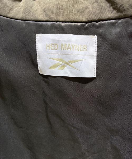 REEBOK（リーボック）REEBOK (リーボック) Hed Mayner (ヘド メイナー) Hooded Nylon Zip-Up Jacket Olive フーデッド ナイロン ジップアップ ジャケット /RMBE001C99FAB オリーブ サイズ:Sの古着・服飾アイテム