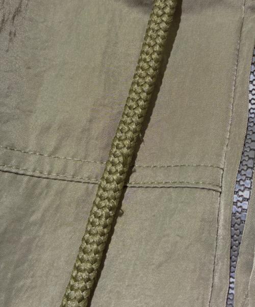 REEBOK（リーボック）REEBOK (リーボック) Hed Mayner (ヘド メイナー) Hooded Nylon Zip-Up Jacket Olive フーデッド ナイロン ジップアップ ジャケット /RMBE001C99FAB オリーブ サイズ:Sの古着・服飾アイテム