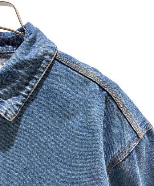 Hed Mayner（ヘド メイナー）Hed Mayner (ヘド メイナー) HED MAYNER 24SS BLUE INDIGO FADED HEAVY DENIM OVER SHIRT フェイデッドヘビーデニムシャツ ブルー サイズ:Ｍ 未使用品の古着・服飾アイテム