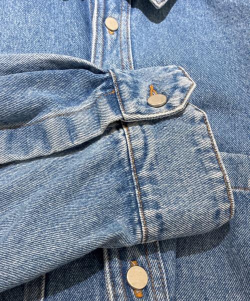 Hed Mayner（ヘド メイナー）Hed Mayner (ヘド メイナー) HED MAYNER 24SS BLUE INDIGO FADED HEAVY DENIM OVER SHIRT フェイデッドヘビーデニムシャツ ブルー サイズ:Ｍ 未使用品の古着・服飾アイテム