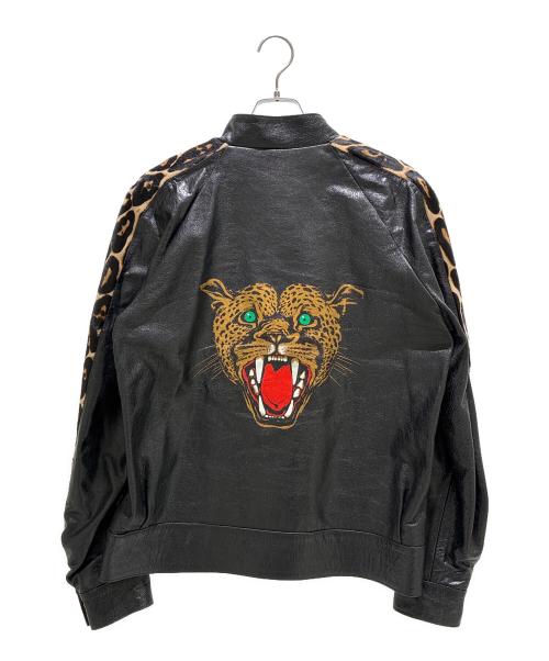 Lewis Leathers（ルイスレザース）Lewis Leathers (ルイスレザース) IGGY POPS JACKET/イギー・ポップ・ジャケット/LLUK1131 ブラック×ベージュ サイズ:44の古着・服飾アイテム