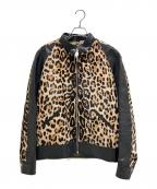 Lewis Leathersルイスレザース）の古着「IGGY POPS JACKET/イギー・ポップ・ジャケット/LLUK1131」｜ブラック×ベージュ