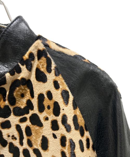 Lewis Leathers（ルイスレザース）Lewis Leathers (ルイスレザース) IGGY POPS JACKET/イギー・ポップ・ジャケット/LLUK1131 ブラック×ベージュ サイズ:44の古着・服飾アイテム