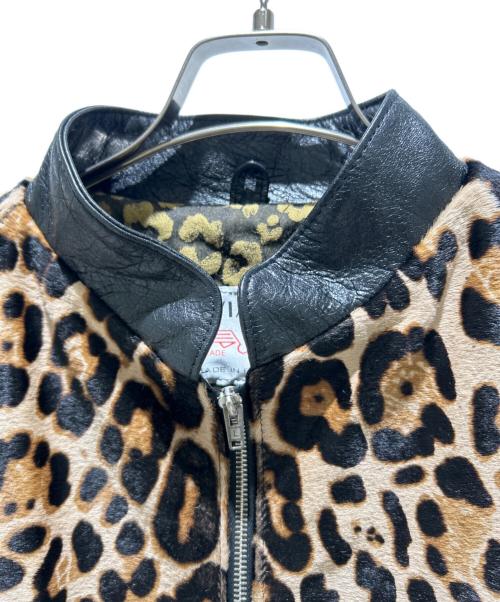 Lewis Leathers（ルイスレザース）Lewis Leathers (ルイスレザース) IGGY POPS JACKET/イギー・ポップ・ジャケット/LLUK1131 ブラック×ベージュ サイズ:44の古着・服飾アイテム